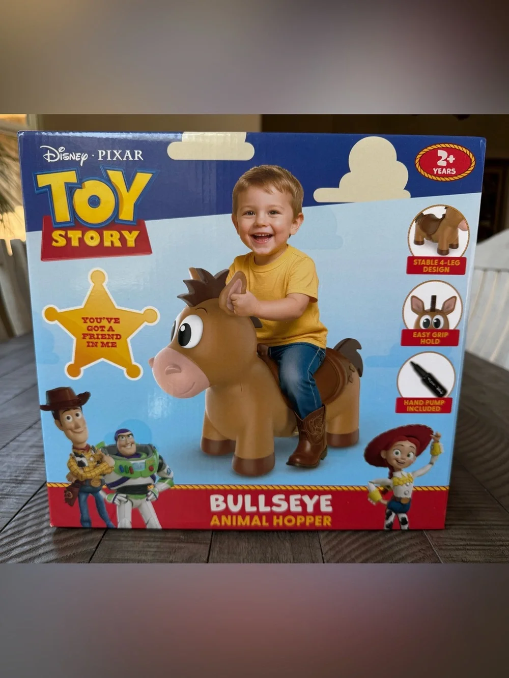 Disney Pixar Toy Story Bullseye Animal Hopper by Flybar (NIB)